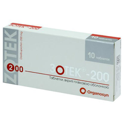Світлина Зотек-200 таблетки 200 мг №10